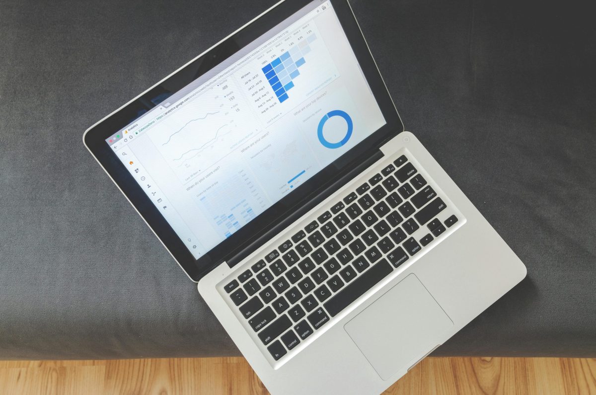 A computer screen displaying different metrics for a social media campaign